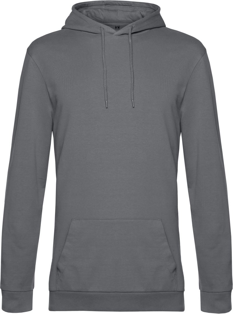 Levně Pánská mikina s kapucí - elephant grey