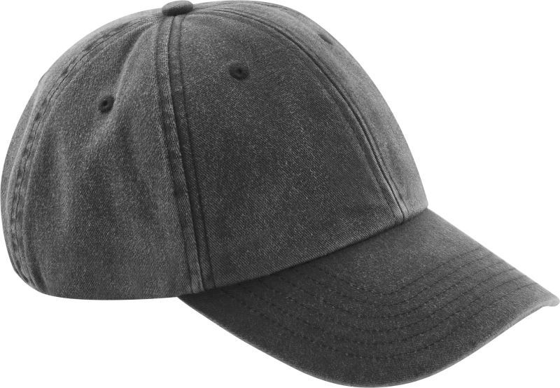 Levně Dětská 6 panelová nízkoprofilová kšiltovka - vintage black