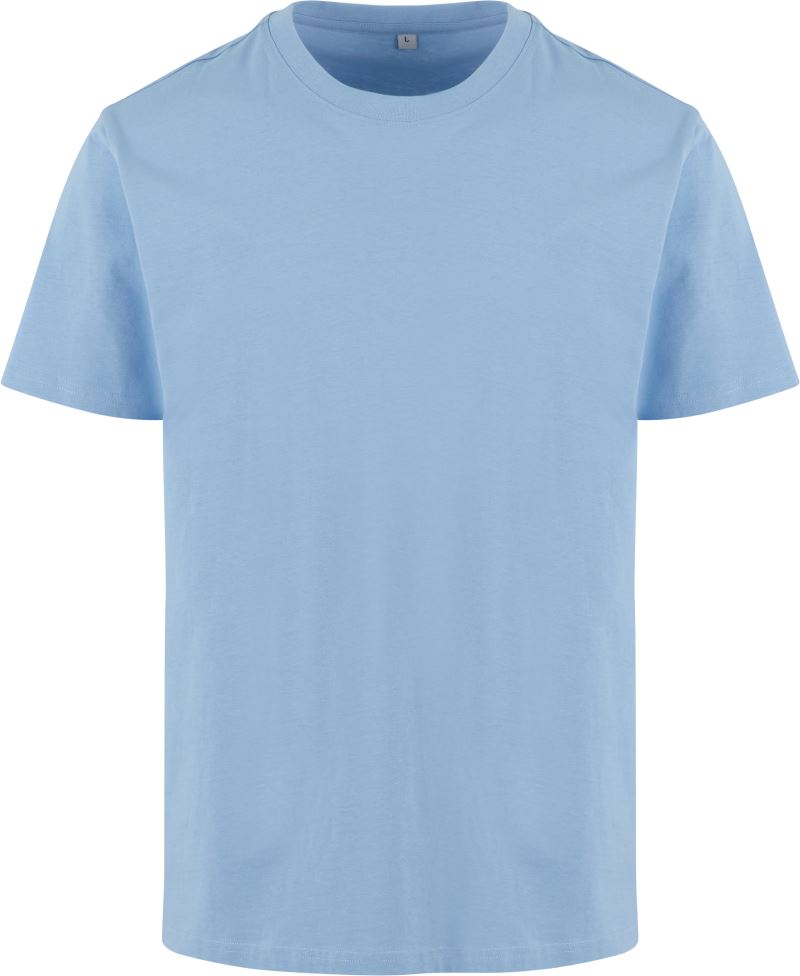 Levně Unisex tričko z těžké bavlny - powder blue