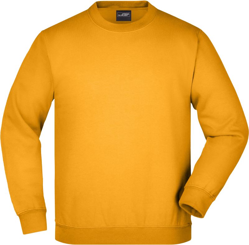 Levně Dětská mikina z těžké bavlny - gold yellow