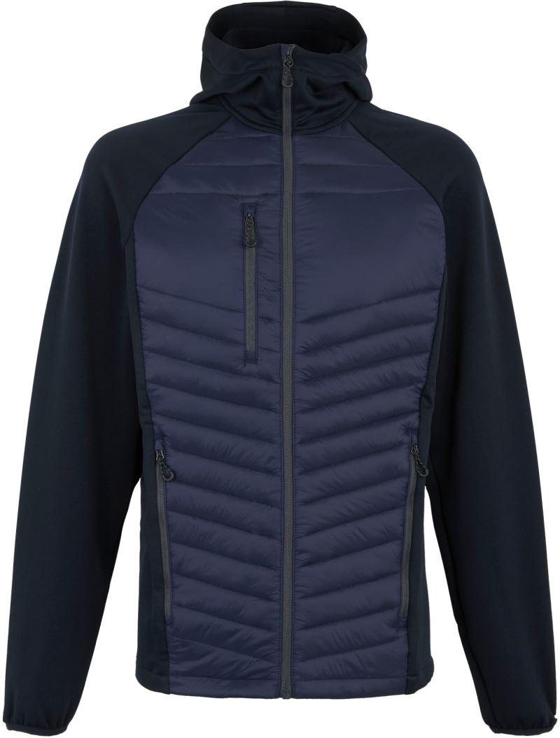Levně Hybridní bunda "Navigate" - navy/seal grey