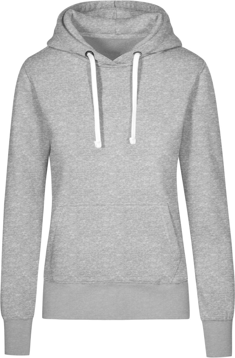 Levně Dámská mikina s kapucí "X.O" - heather grey