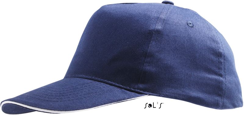 Levně 5 panelová baseballová kšiltovka - french navy/white