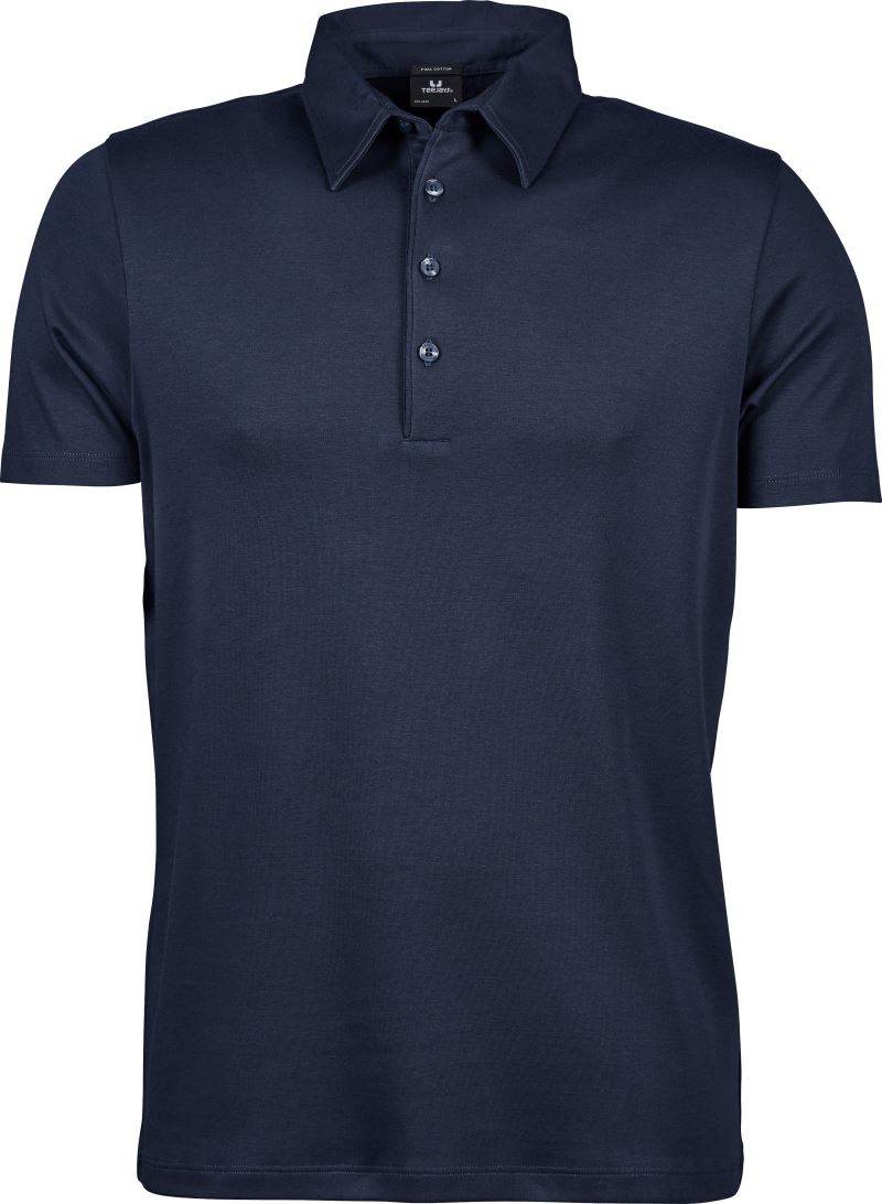 Levně Pánské polo z pima bavlny - navy