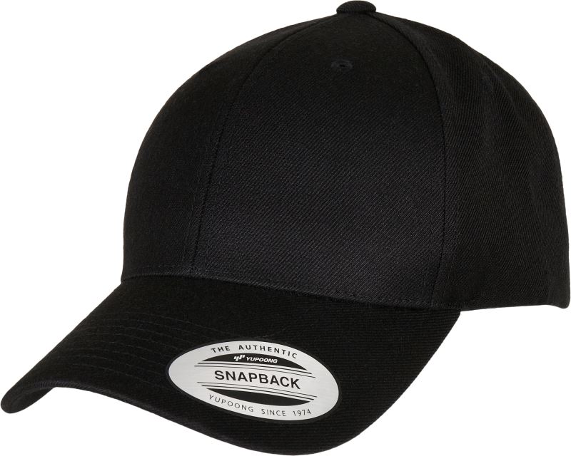 Levně 6 panelová Snapback kšiltovka - black