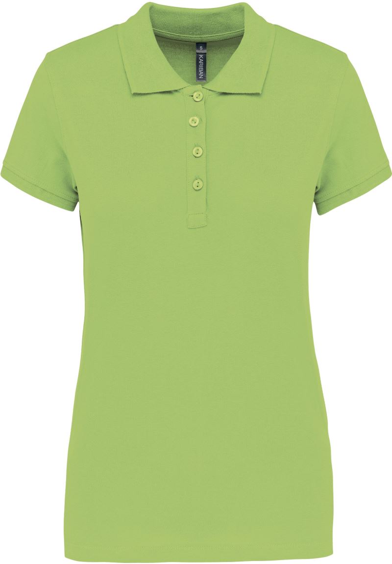 Levně Dámské piqué polo - lime