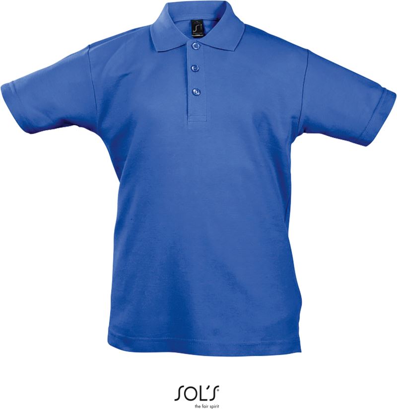 Levně Dětské piqué polo - royal blue