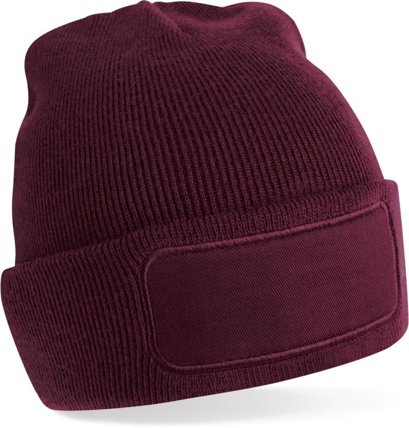 Levně Čepice Patch - burgundy