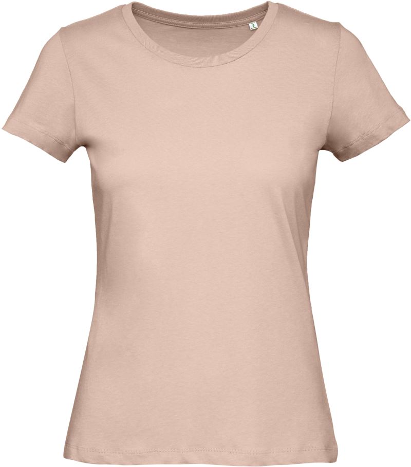Levně Dámské tričko Medium Fit z bio bavlny - millennial pink