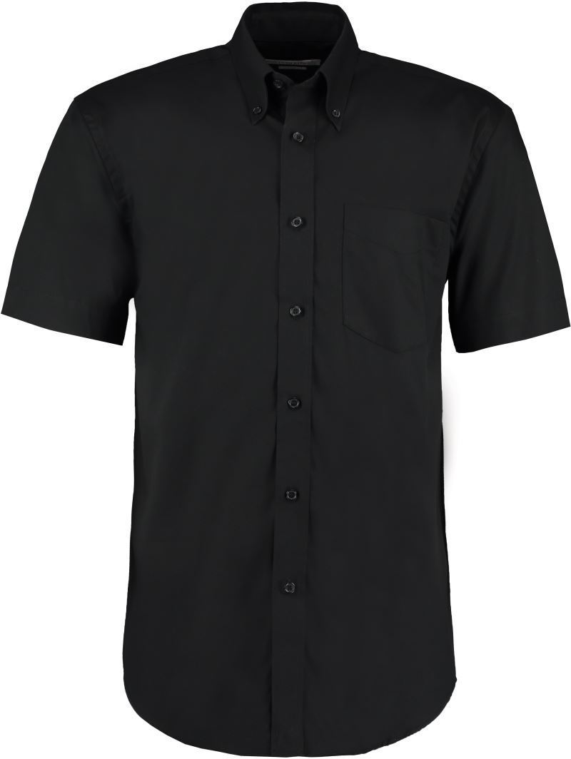 Košile Oxford s krátkým rukávem - black