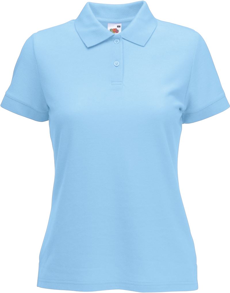 Dámské piqué polo - sky blue