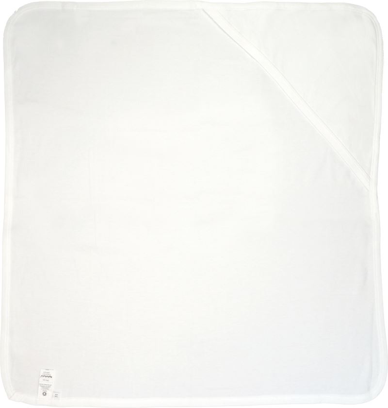 Levně Dětská deka s kapucí - white/white