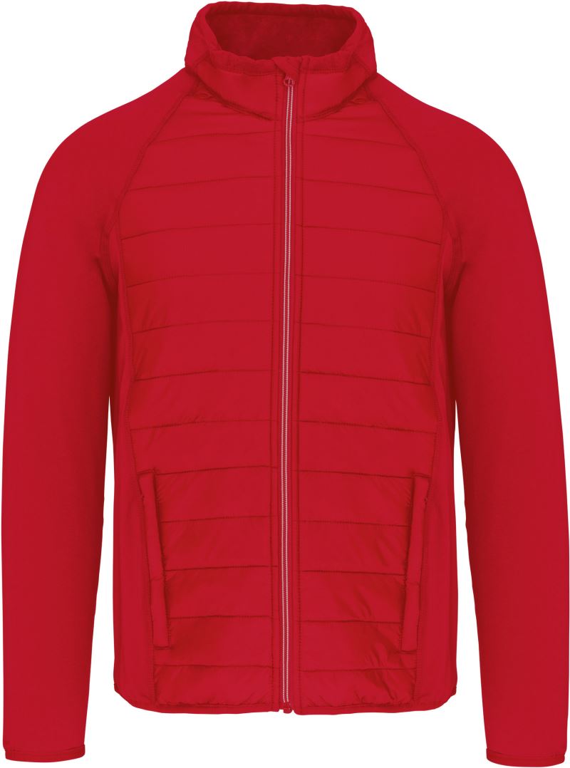 Levně Sportovní hybridní strečová bunda - sporty red