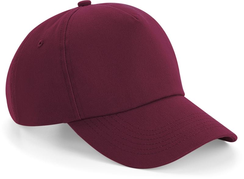 Levně 5 panelová kšiltovka "Authentic" - burgundy