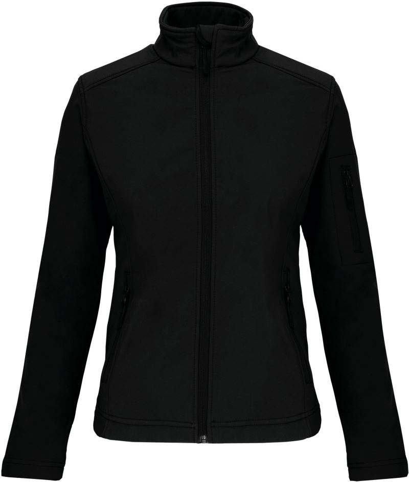 Dámská 3-vrstvá softshellová bunda - black