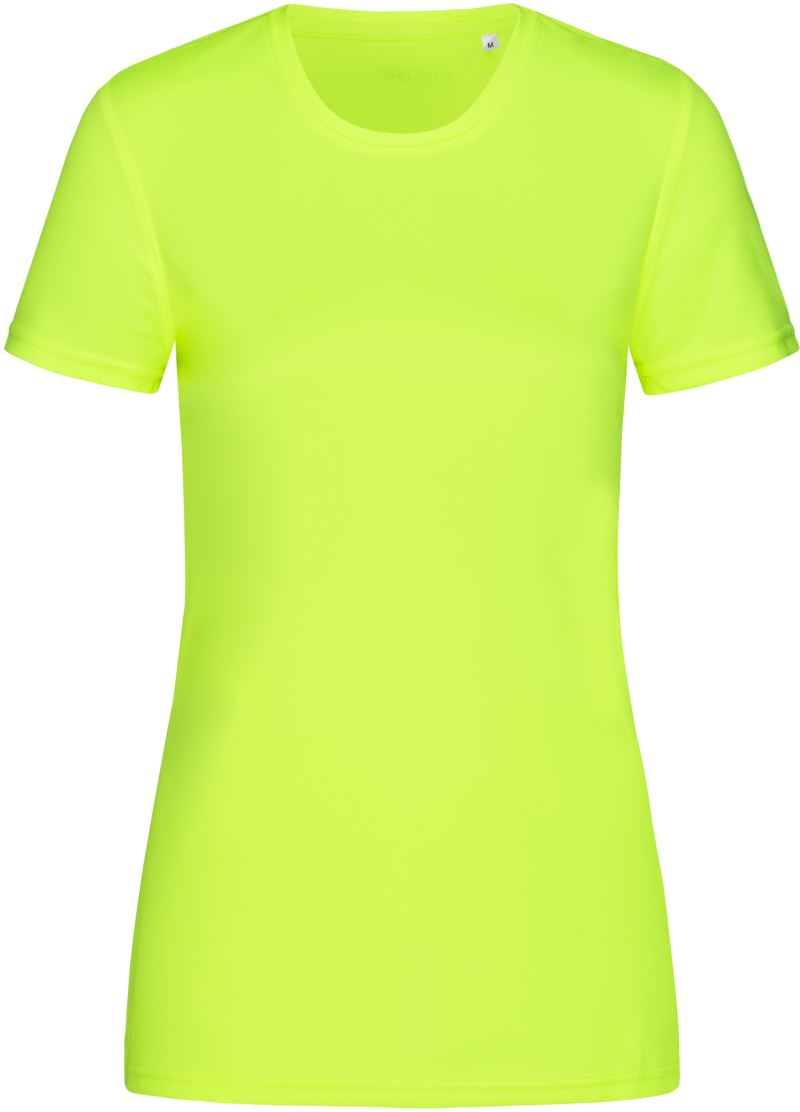 Levně Dámské sportovní tričko Interlock - cyber yellow