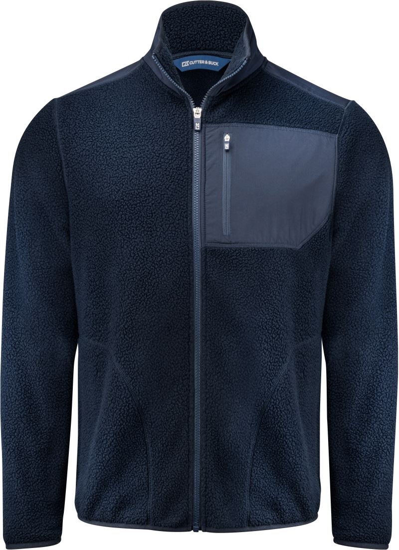 Levně Pánská fleecová bunda Sherpa - dark navy