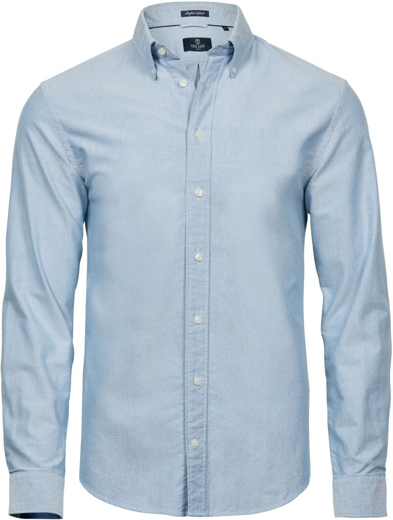 Levně Košile Oxford Perfect s dlouhým rukávem - light blue