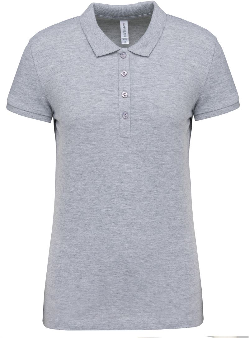 Levně Dámské piqué polo - oxford grey