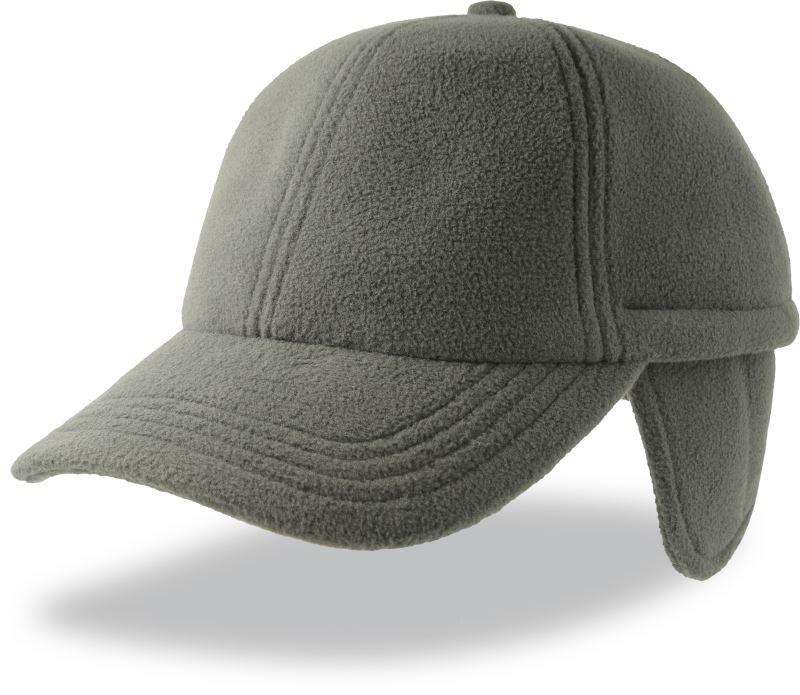 Levně 6 panelová baseballová kšiltovka s ochranou uší - dark grey