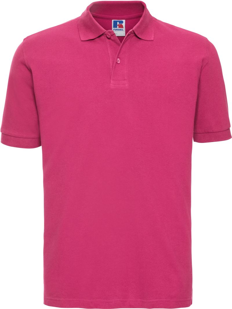 Levně Piqué polo - fuchsia