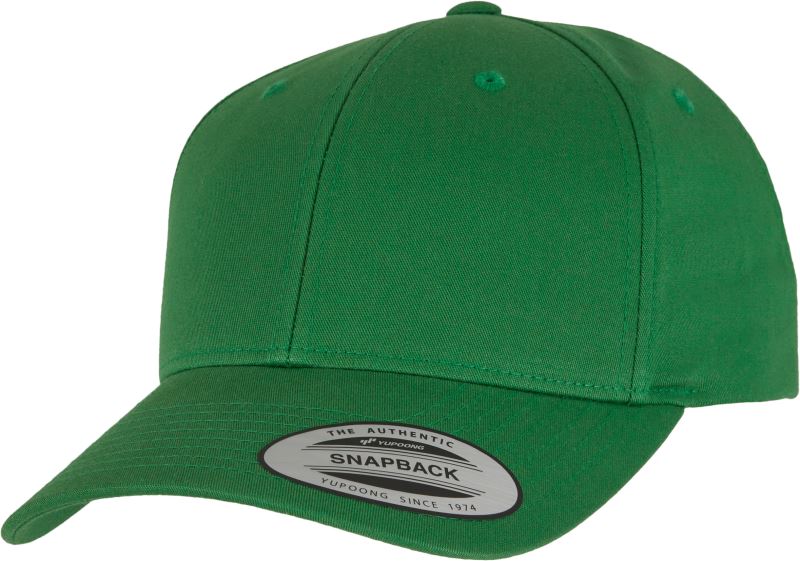 Levně 6 panelová Snapback kšiltovka "Classic" - classic green