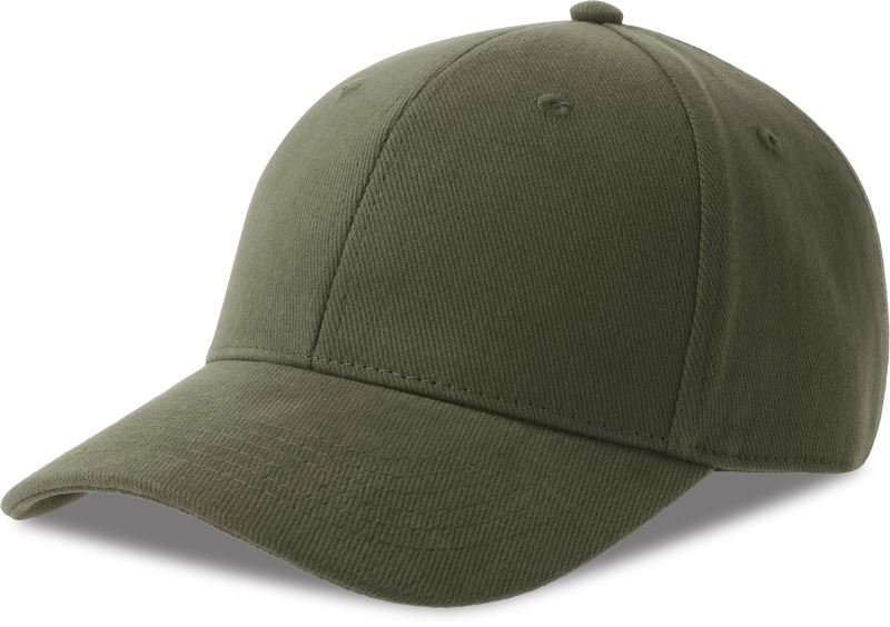 Levně 6 panelová kšiltovka z těžké bavlny - olive