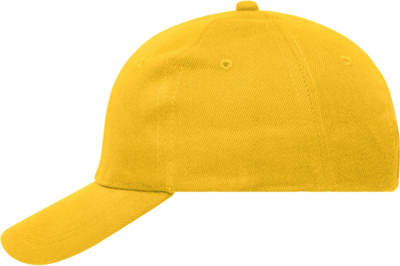 Levně 6 panelová kšiltovka z těžké bavlny - gold yellow