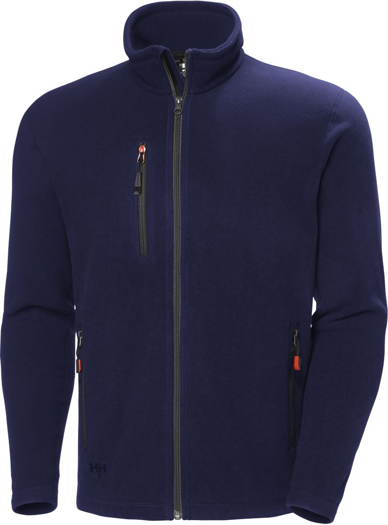 Levně Fleecová pracovní bunda "Oxford" - navy