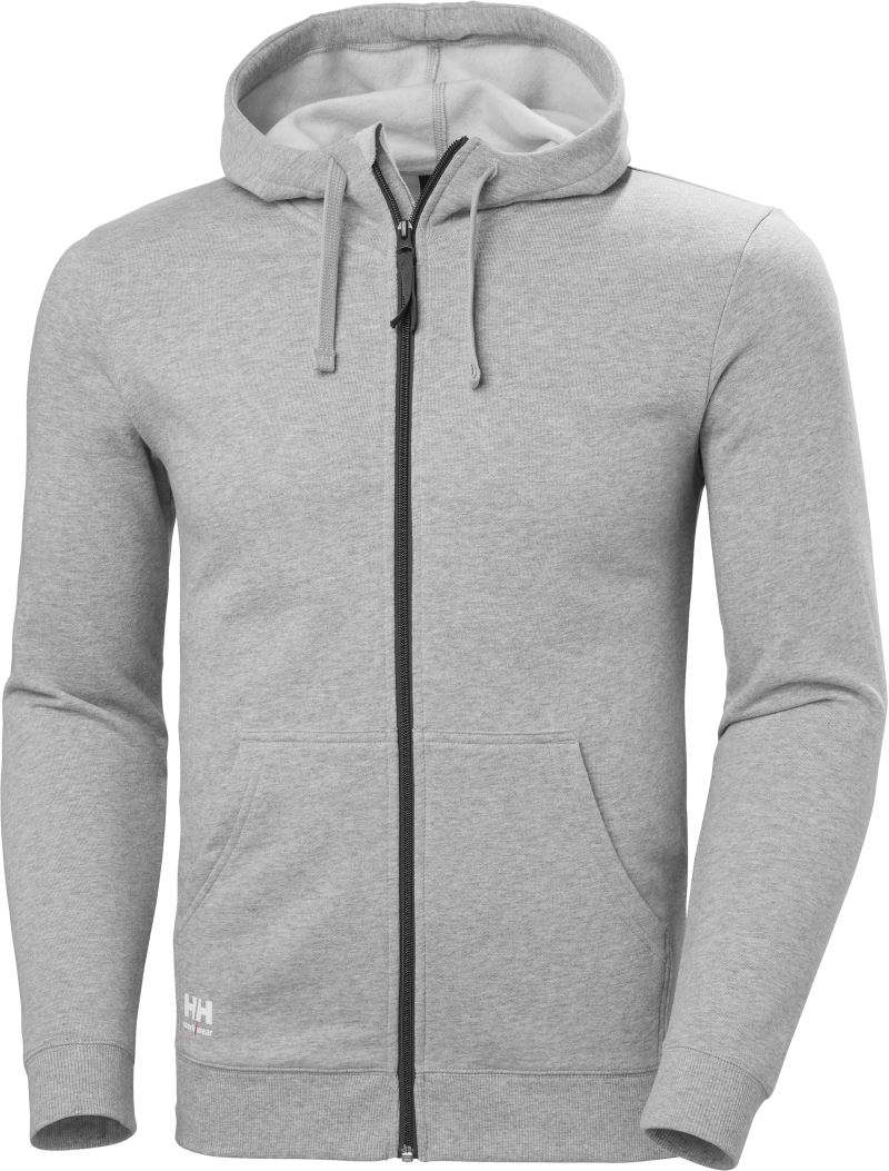 Levně Pánská mikina s kapucí "Classic" - grey melange
