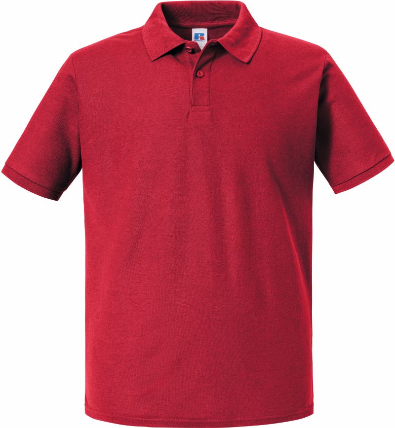 Levně Pánské piqué polo "Authentic Eco" - classic red