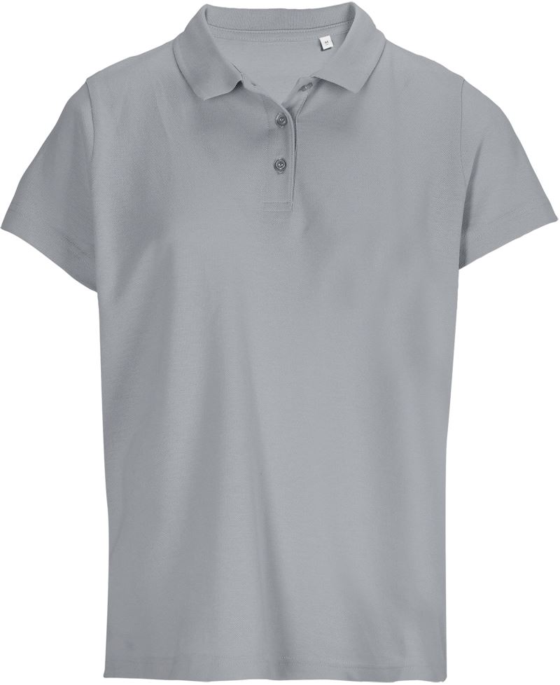 Levně Dámské piqué polo - pure grey