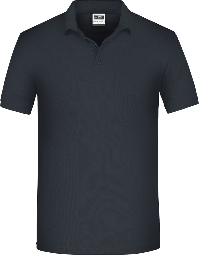 Levně Pánské pracovní bio piqué polo - carbon