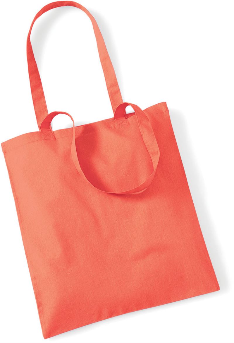 Levně Bavlněná taška "Bag for Life" - coral