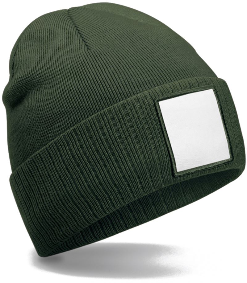 Levně Čepice Patch - olive green/white