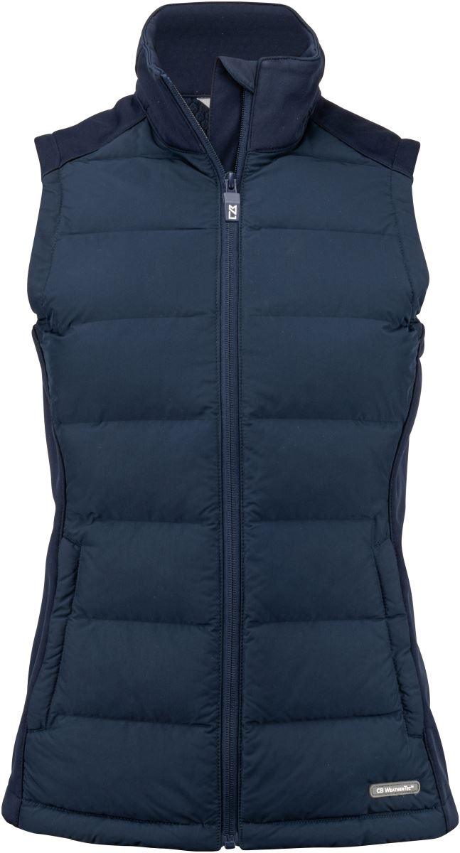 Levně Dámská hybridní vesta - dark navy