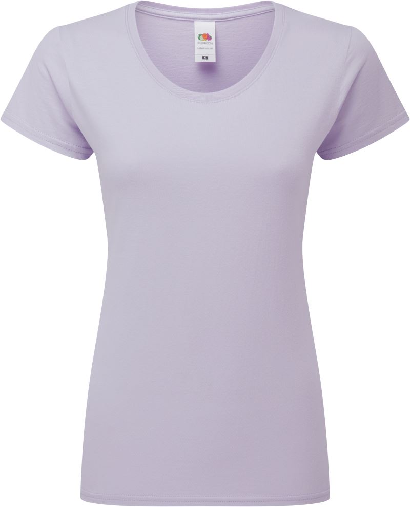 Levně Dámské tričko z těžké bavlny - soft lavender