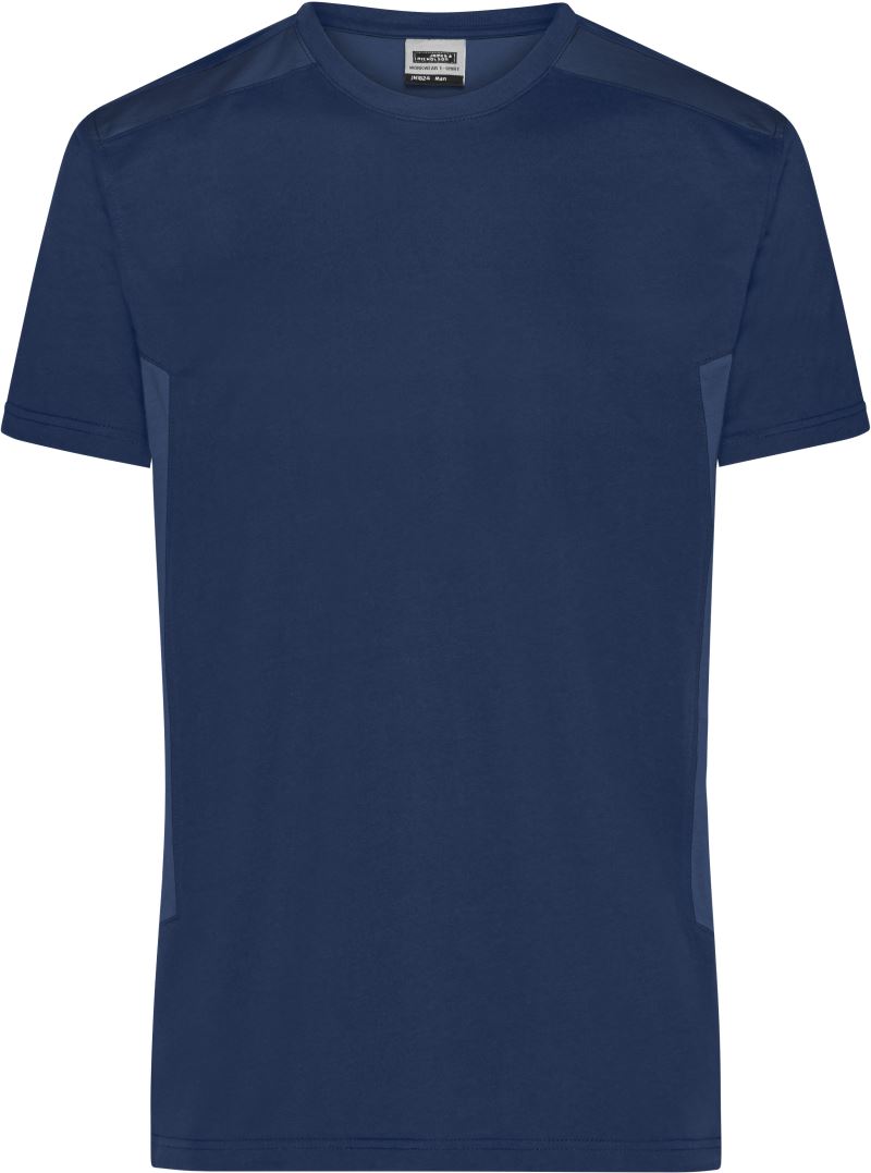 Levně Pánské pracovní tričko - Strong - navy/navy