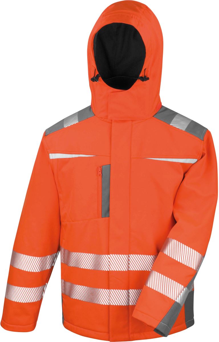 Levně Pracovní softshellová bunda "Dynamic" - fluorescent orange