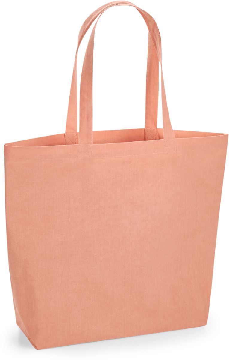 Maxi bio bavlněná taška přírodně barvená - pomegranate rose
