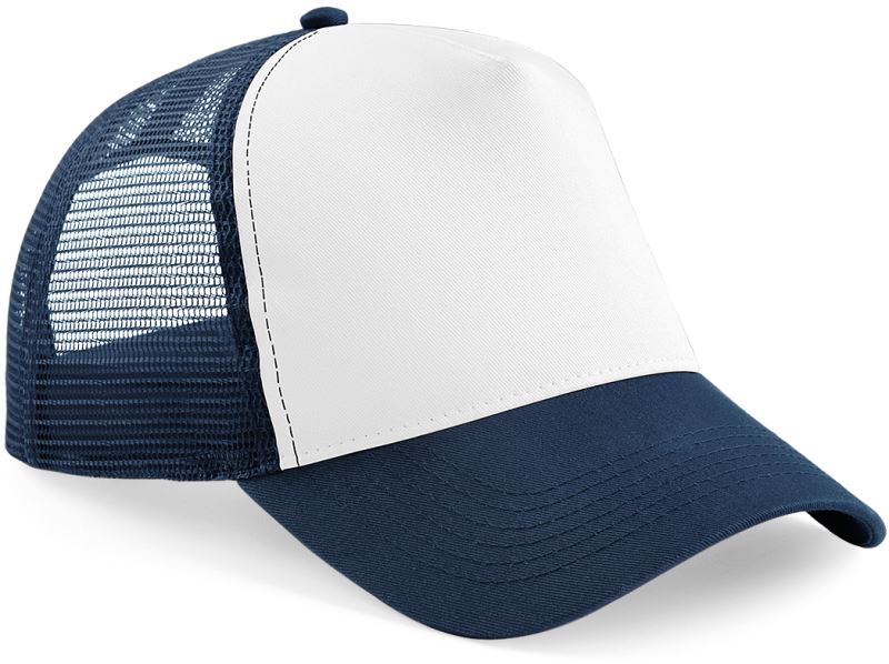 Levně 5 panelová Trucker kšiltovka - french navy/white