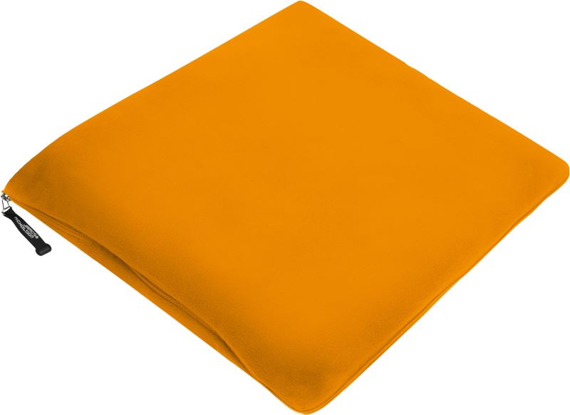 Levně Fleecová deka a polštářek v jednom - orange