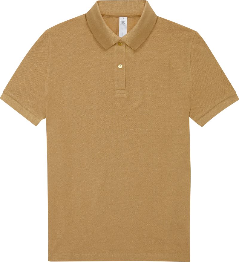 Levně Piqué polo - meta gold
