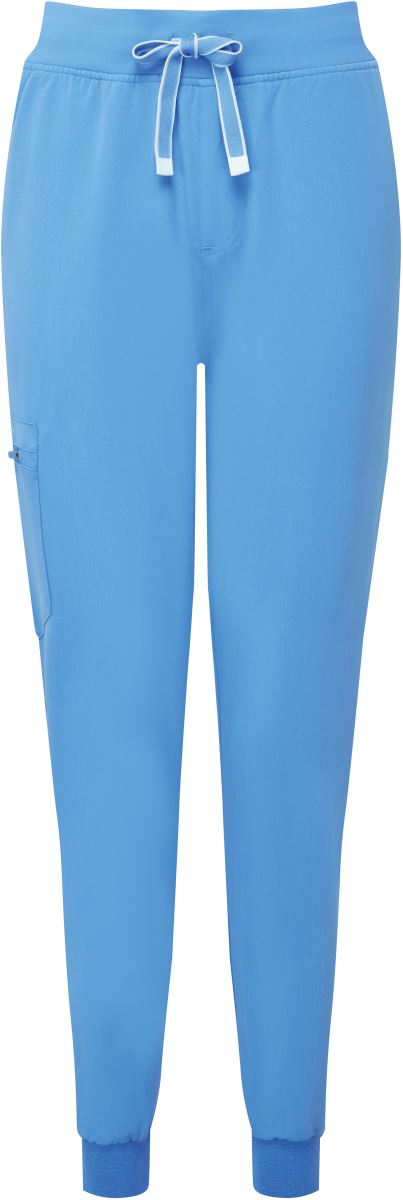 Levně Dámské strečové kalhoty Jogger - ceil blue