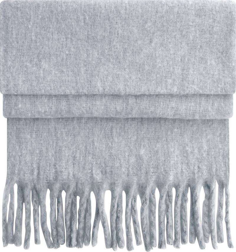Levně Šála "Fluffy" - heather grey