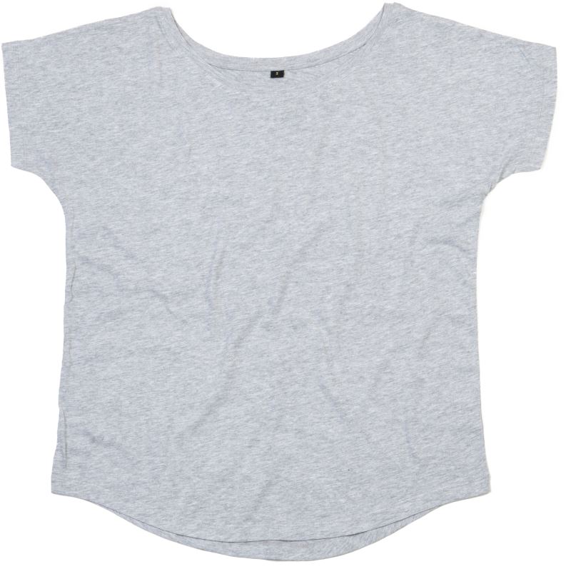 Levně Dámské tričko "Loose Fit" - heather grey melange
