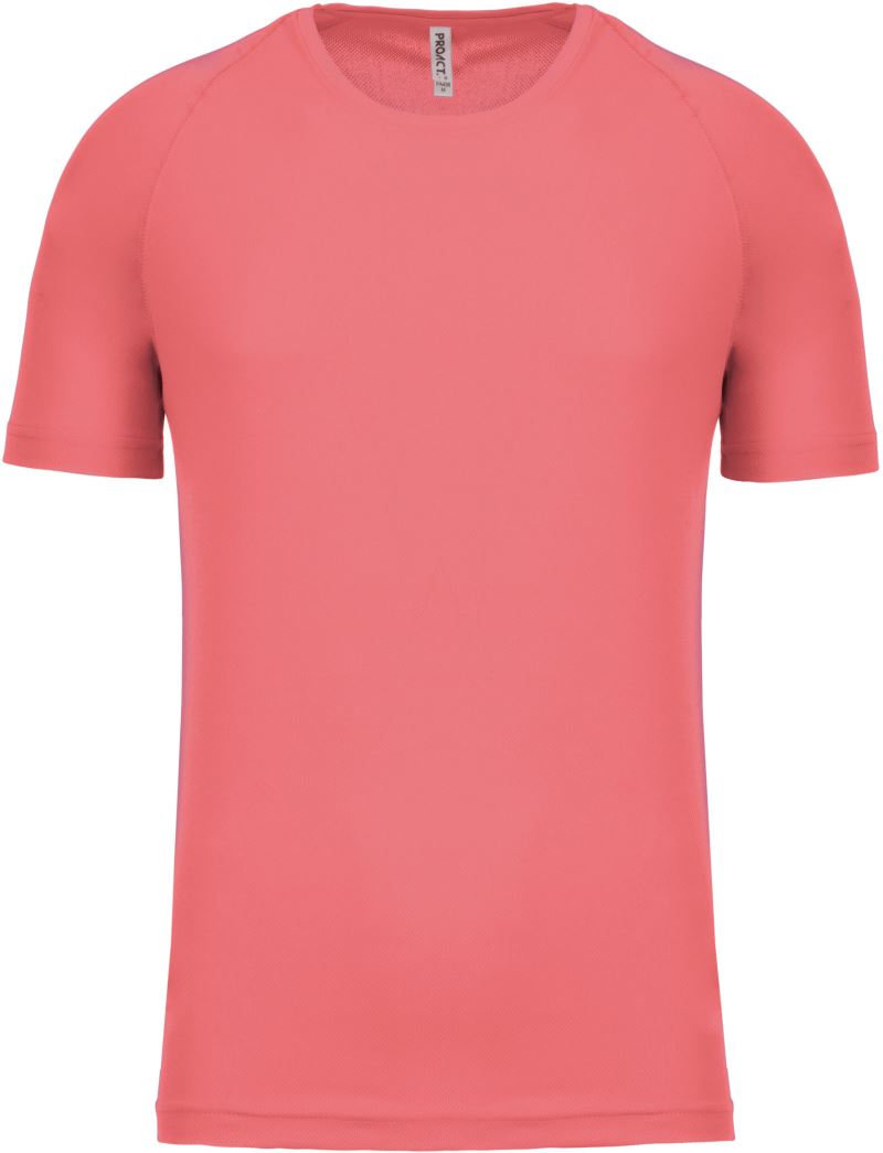 Levně Pánské sportovní tričko - coral