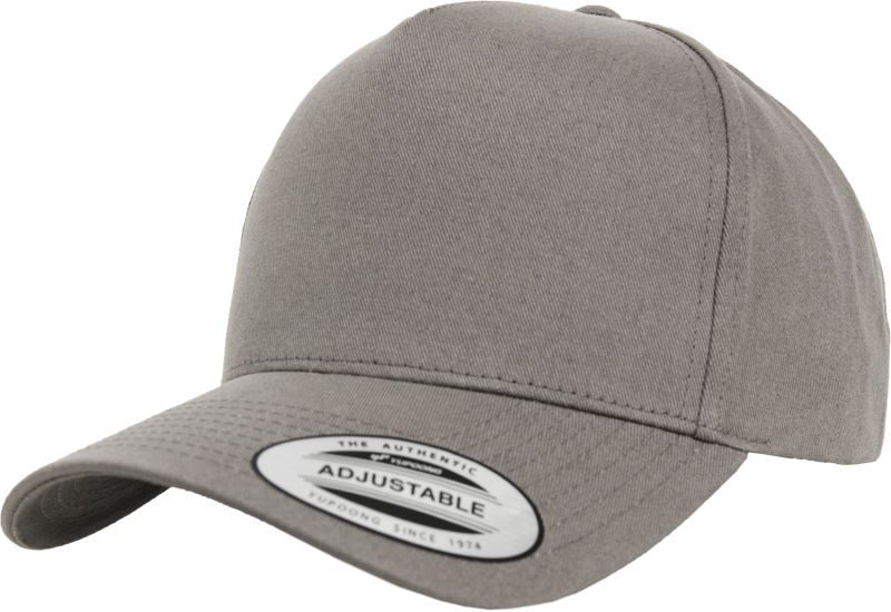 Levně 5 panelová Snapback kšiltovka - grey