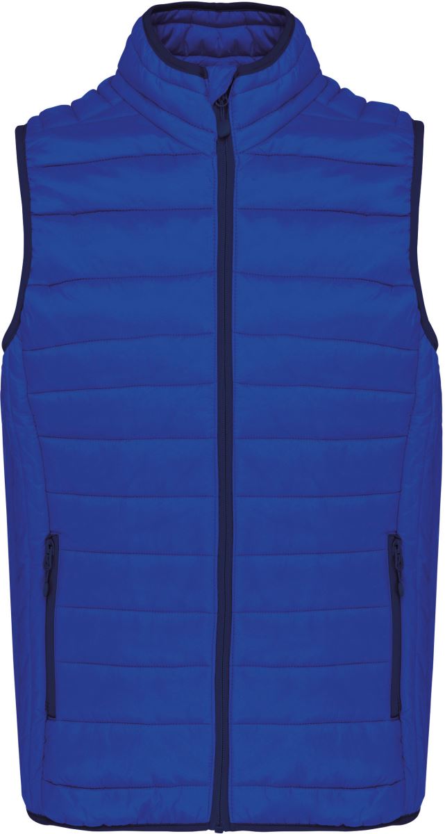 Levně Pánská lehká vesta - light royal blue