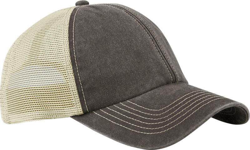 Levně 6 panelová kšiltovka Vintage Trucker - vintage brown/stone